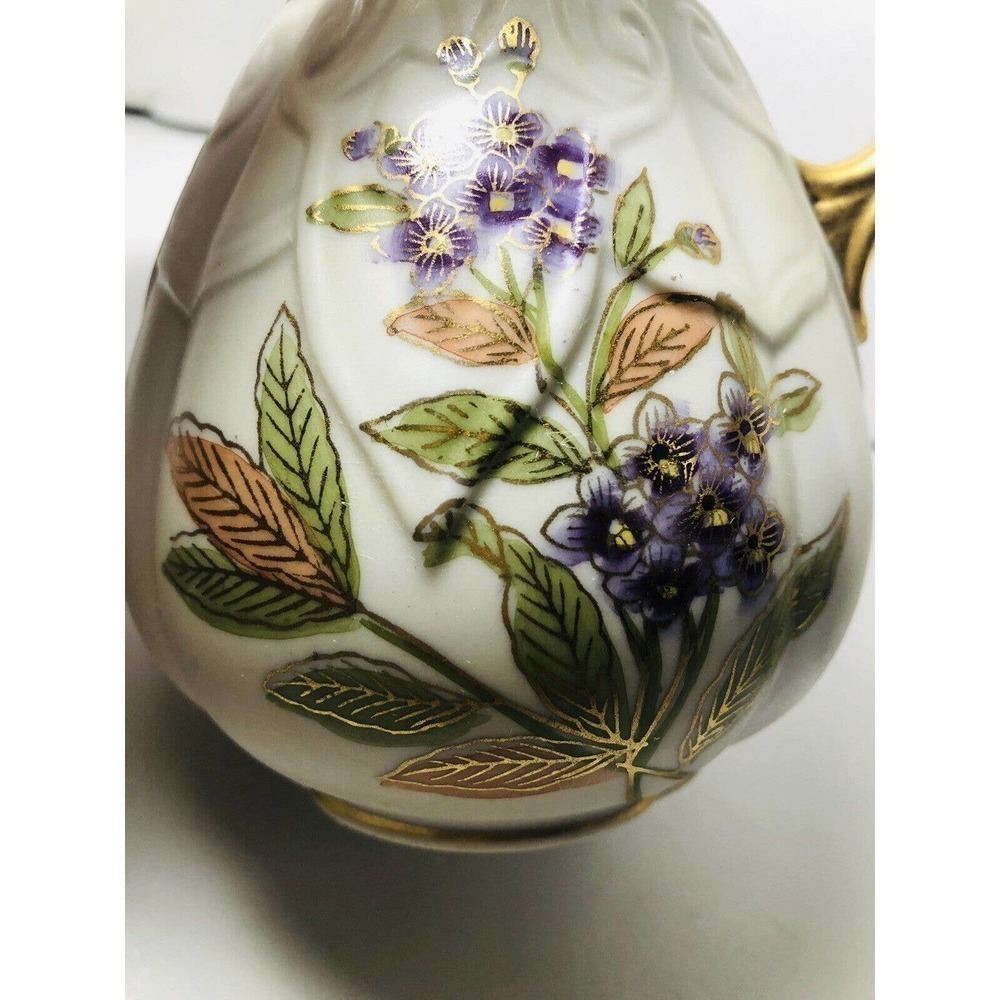 Vintage Porcelain Pitcher and Bud Vase BEAUTIFUL PIECES!! Set Of 2 - Picture 8 of 12